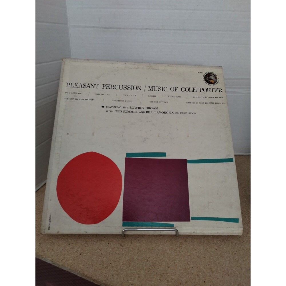 Pleasant Percussion Music of Cole Porter LP Record Album Vinyl AK 151